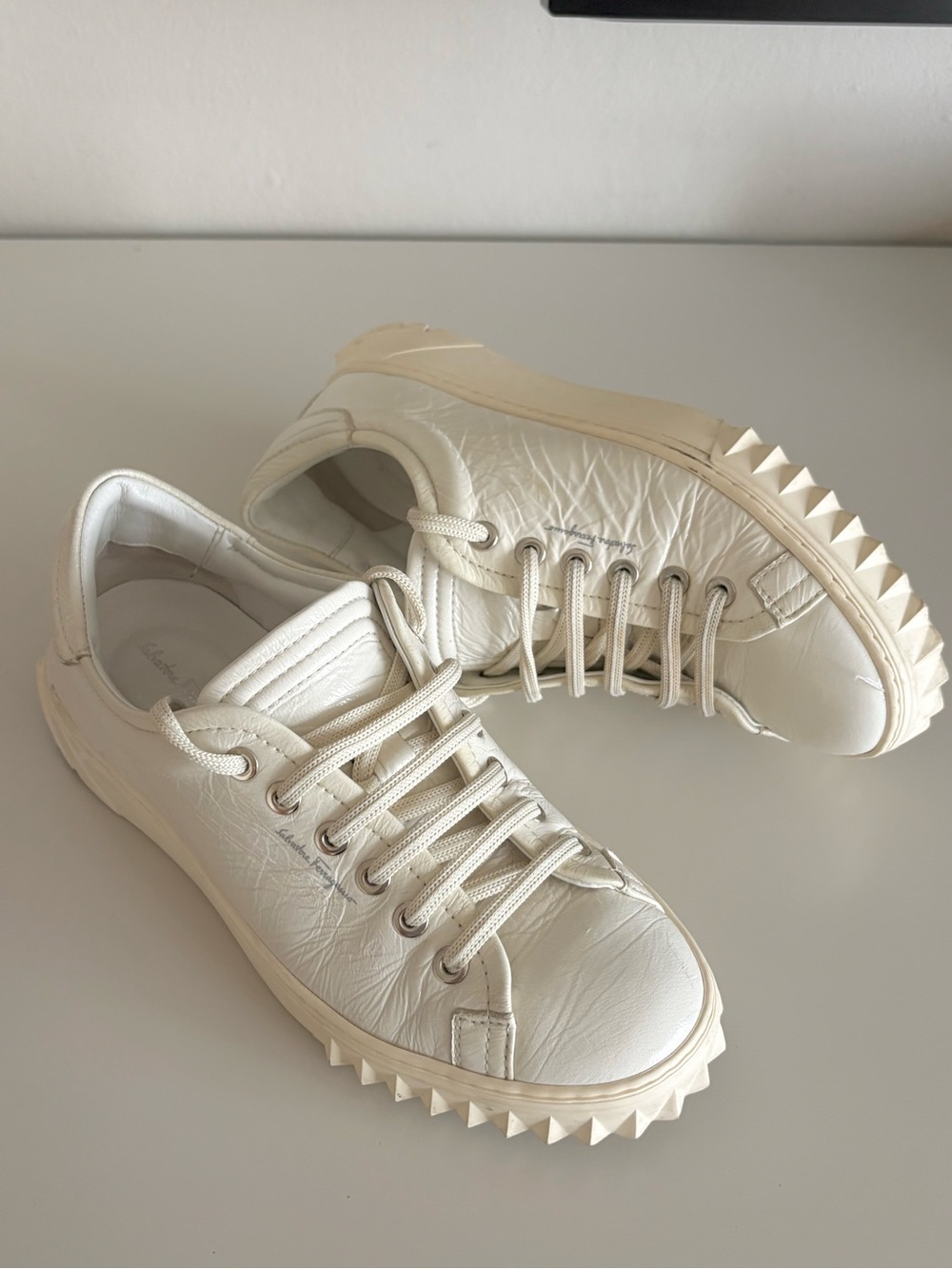 Ferragamo Cube Eco Leather Sneaker
